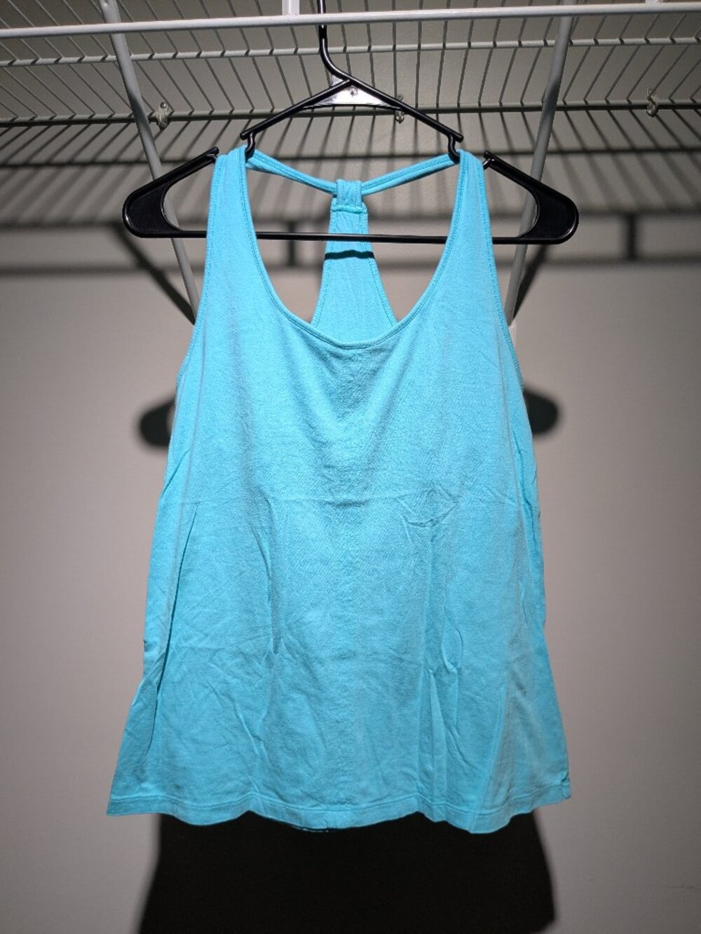 Patagonia Kiawah Shelf Bra Tank Med Blue Organic Cotton Granola Girl Gorpcore